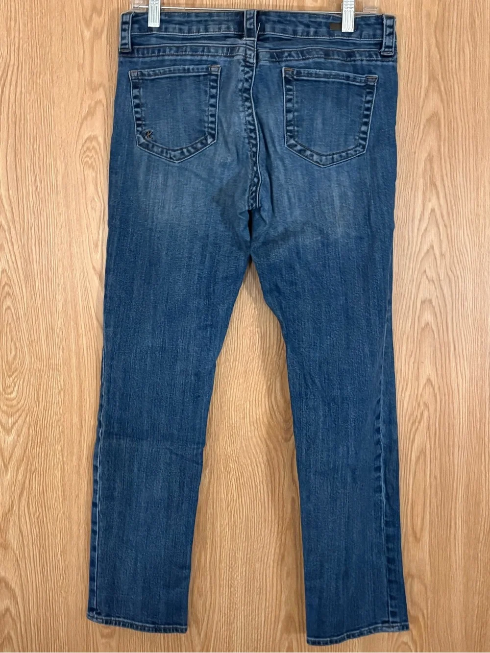 Kut from the Kloth Straight Leg Jeans in Dark Blue Wash